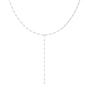 14K Diamonds on a Chain Drop  Diamond Necklace