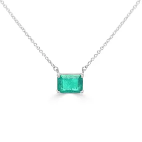 14k Gold & Emerald Necklace