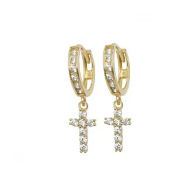 9CT Yellow Gold Drop Earrings ER1124