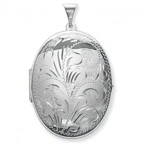 Acotis Silver Locket Oval G6591