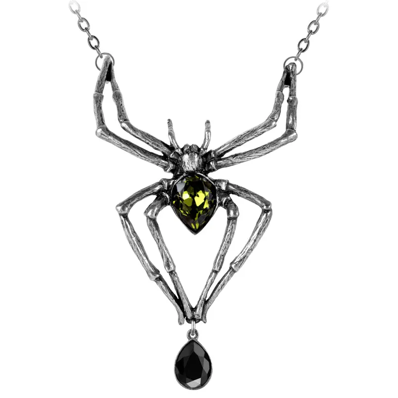 Alchemy Spider Emerald Venom Pendant