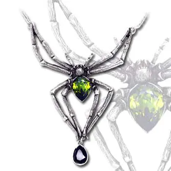 Alchemy Spider Emerald Venom Pendant