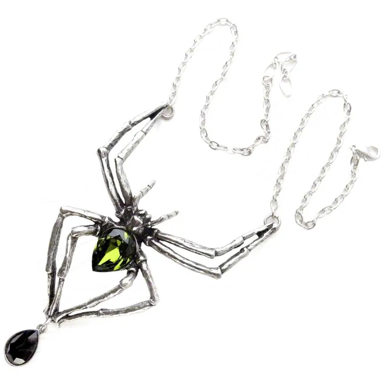 Alchemy Spider Emerald Venom Pendant