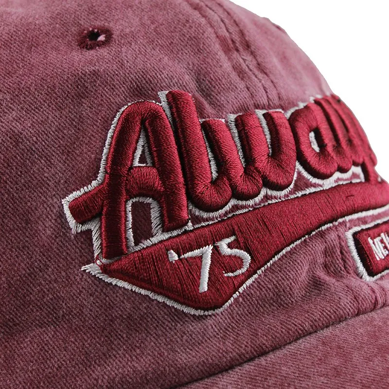 Always 75 Snapback Cotton Baseball Cap