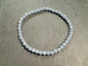 Angelite 4MM Stretch Bracelet