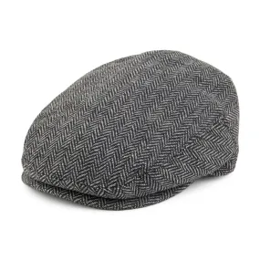 Baby Herringbone Flat Cap Grey Wholesale Pack