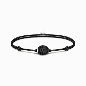 Black Nylon Obsidian Bracelet A2109-172-11