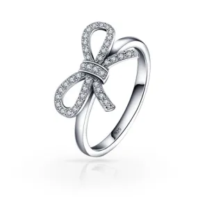 Bow Ring - Sterling Silver