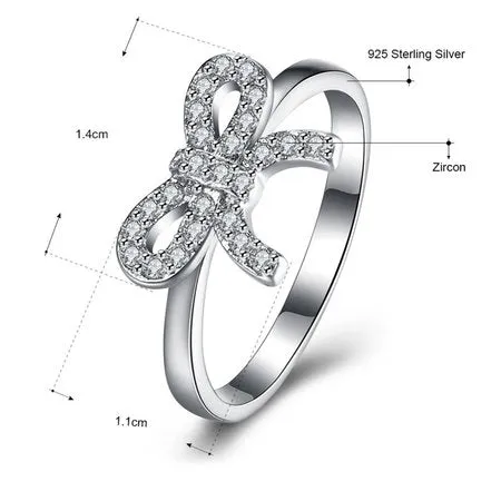 Bow Ring - Sterling Silver