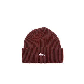 BOWERY 2 TONE RIB BEANIE