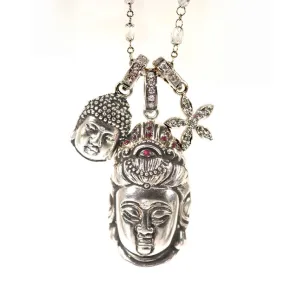 'Buddha of Compassion' 18kt White Gold