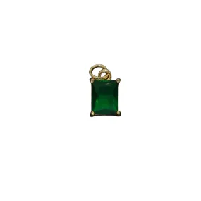 Charm Bar - Rectangle Emerald