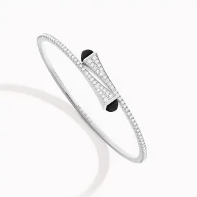 Cleo Slim Bracelet with Onyx and Diamonds