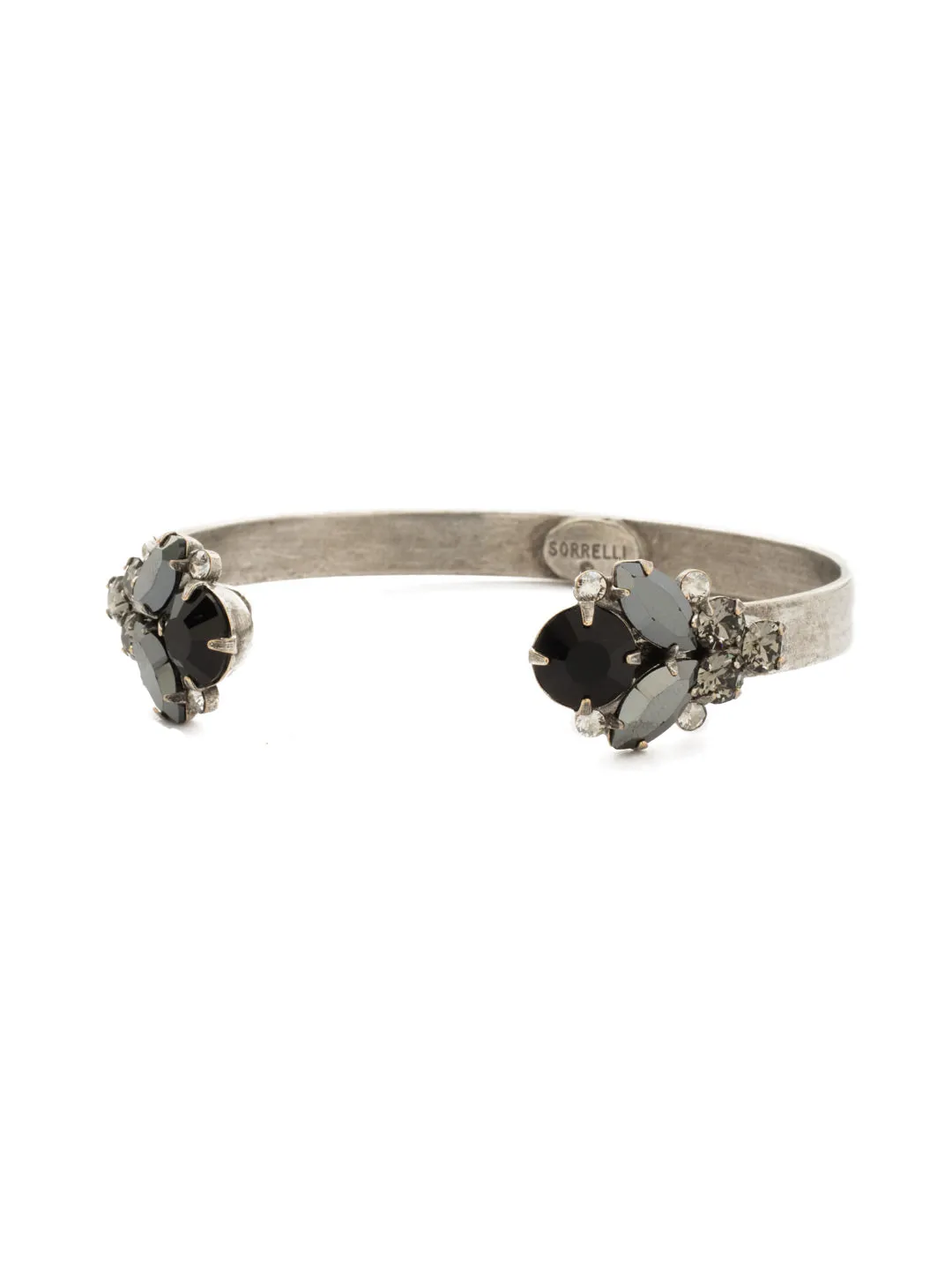 Crystal Cluster Cuff Bracelet - BCW17ASBON