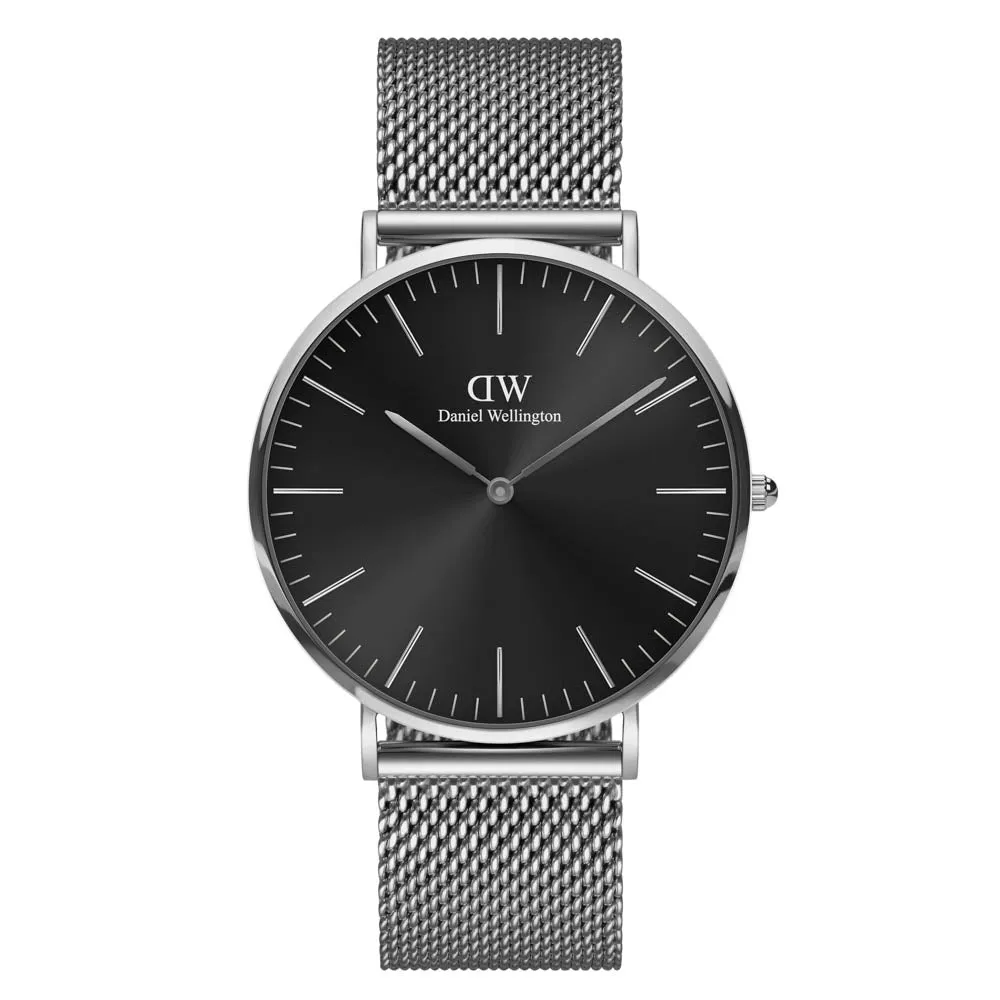 Daniel Wellington Classic Mesh Onyx 40mm Watch