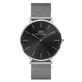 Daniel Wellington Classic Mesh Onyx 40mm Watch