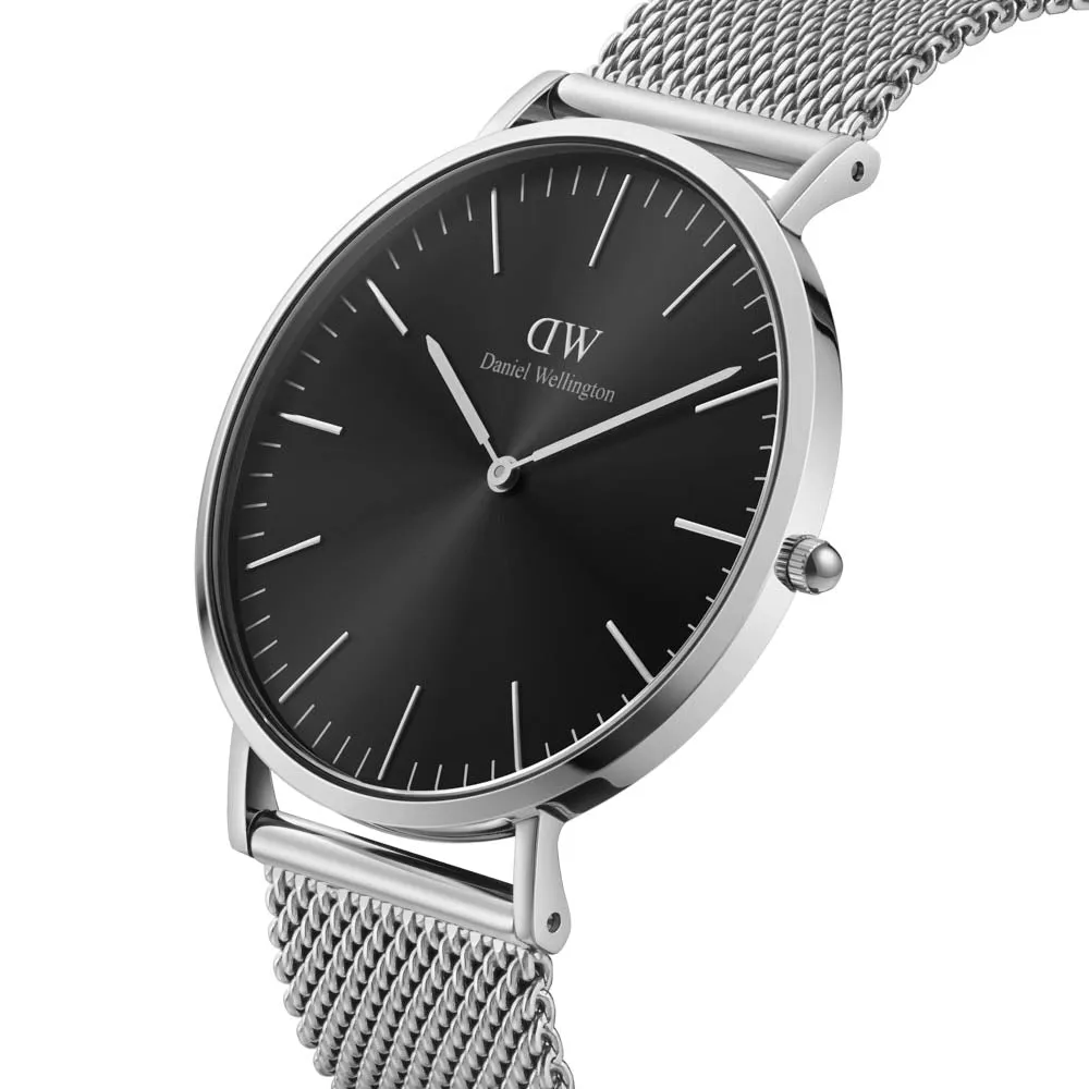 Daniel Wellington Classic Mesh Onyx 40mm Watch