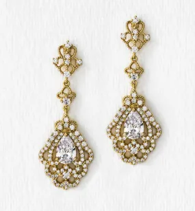 Deco Vintage Drop Earrings