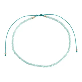 Delicate Bead Bracelet - Blue