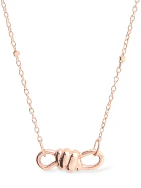 DoDo   9kt Rose gold nodo necklace 