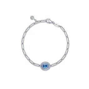 Double-Halo Link Bracelet