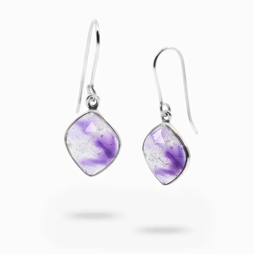 Elestial Quartz Drop Earrings