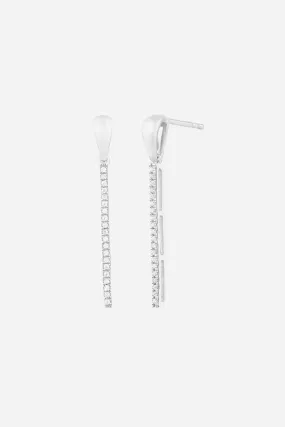 Ella Stein Drop The Mic Earrings in Sterling Silver