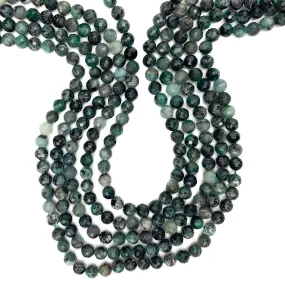 Emerald 6mm Faceted Rounds