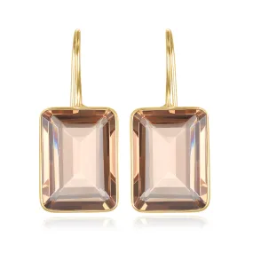 Emerald Cut Valencia-Champagne Gold