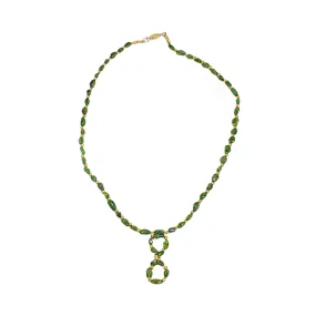 Emerald Infinity Gold Necklace