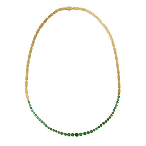 Emerald River Necklace Y-Em