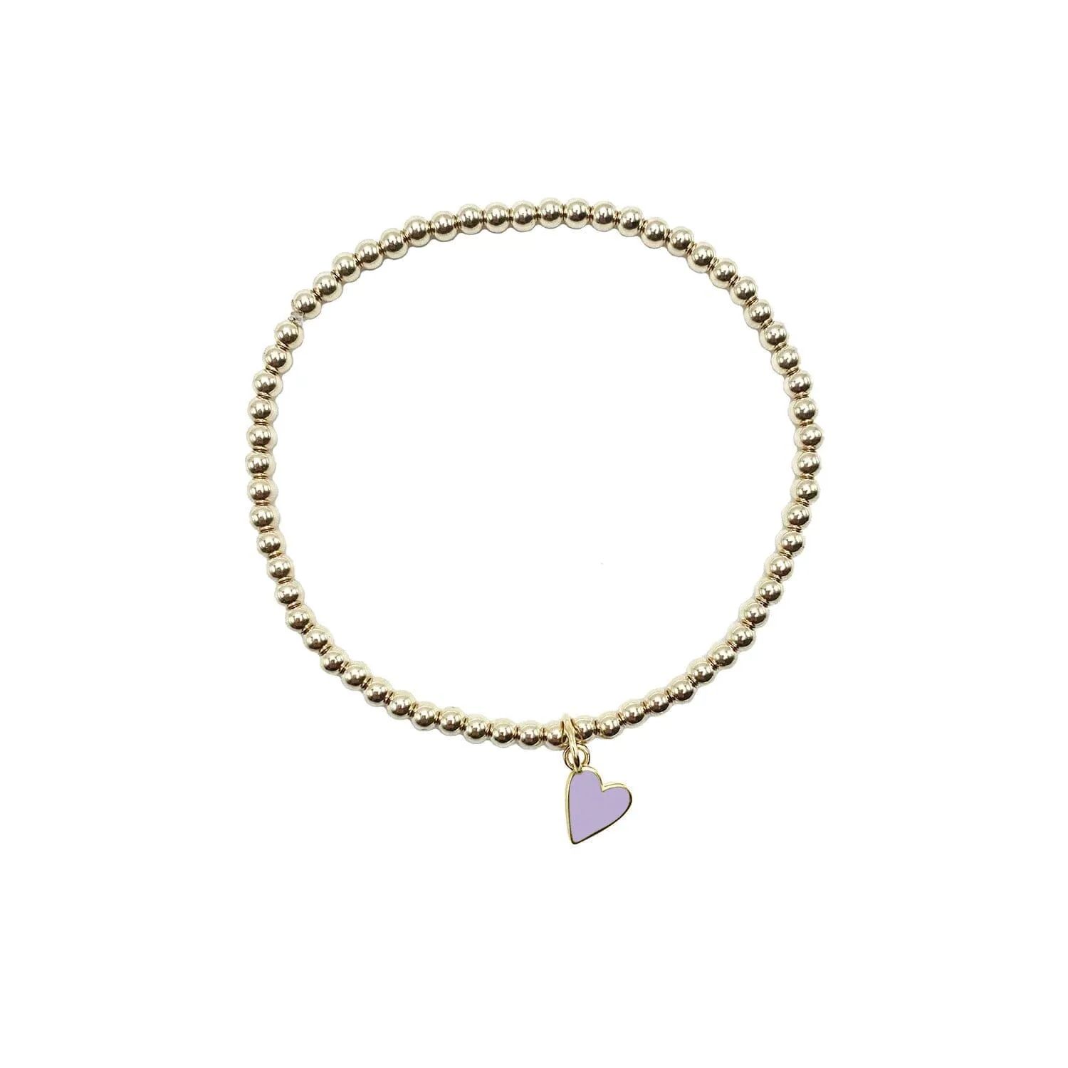 Enamel Heart Bracelet