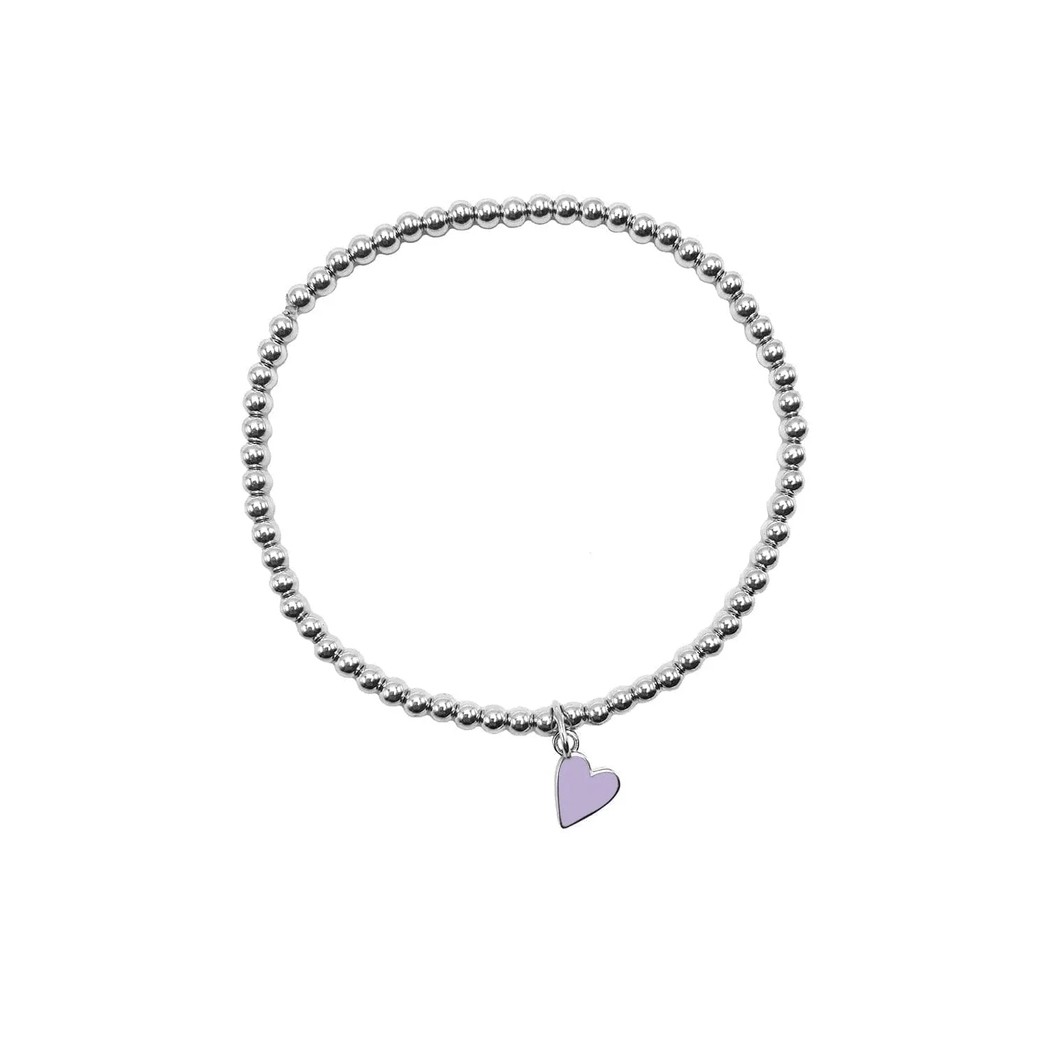 Enamel Heart Bracelet