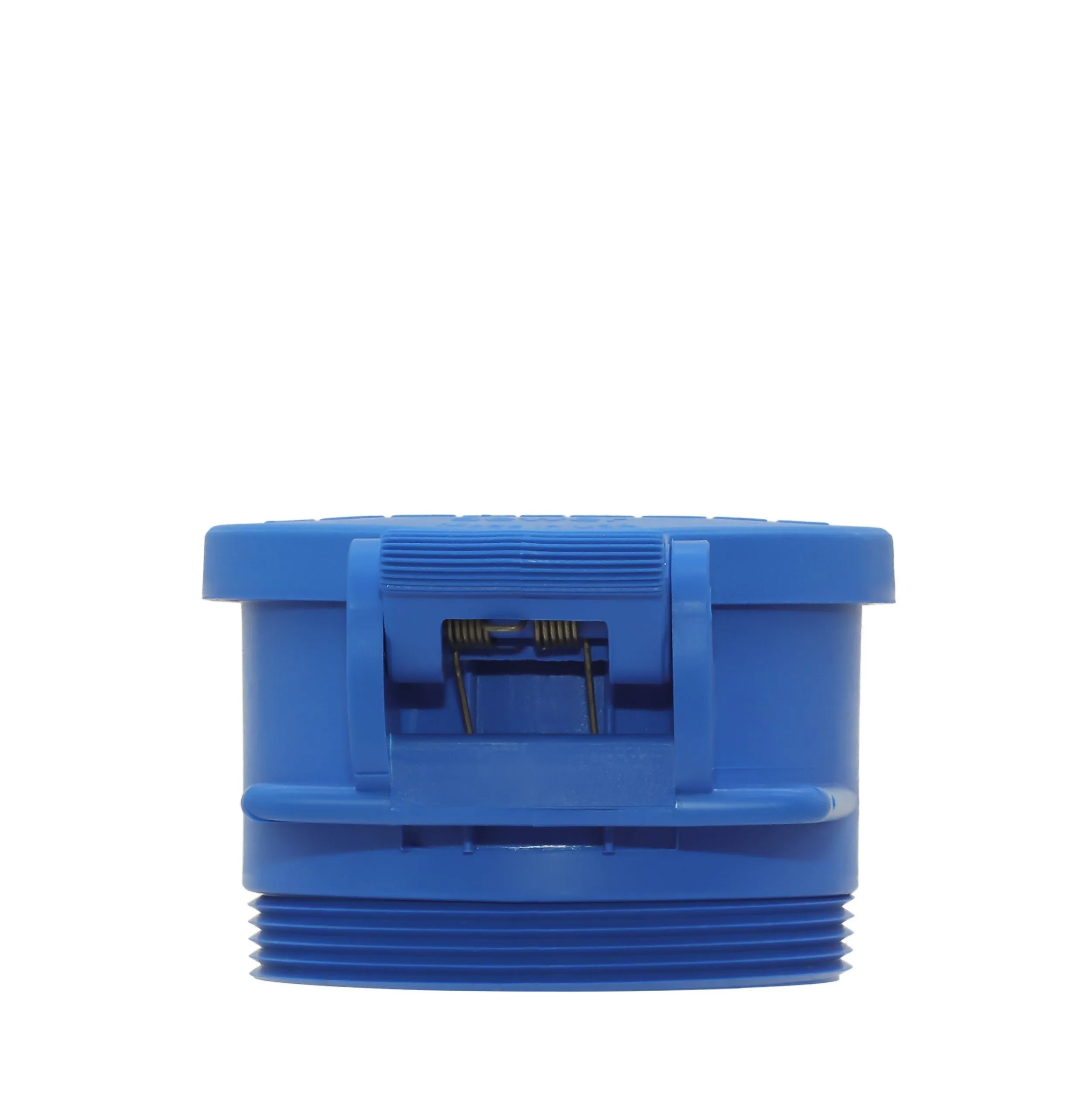 Enviro Design Products: FootLoose RV Site Sewer Cap, 4" Blue Male