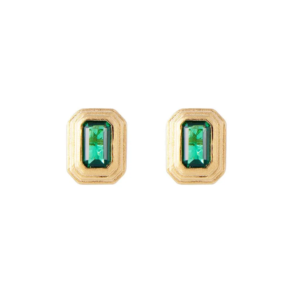 Fairley Barcelona Deco Studs - Gold