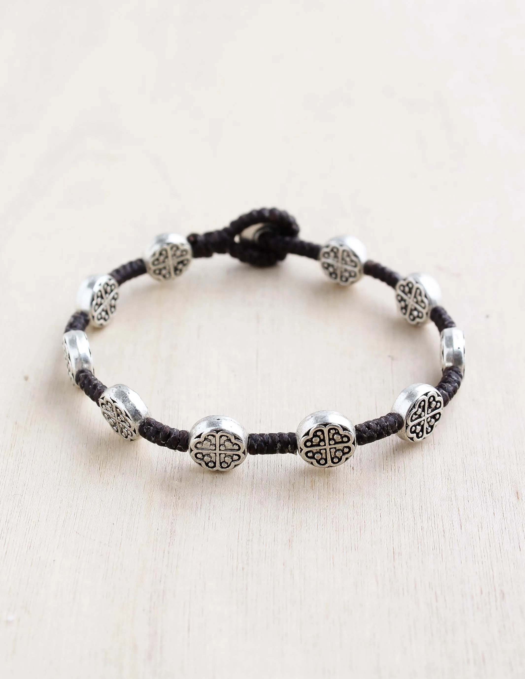 Four Leaf Clover Alloy Bracelet