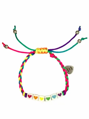 Friendship Bracelet - Hearts Bright