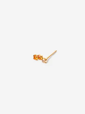 Gaston Earrings Topaz Orange