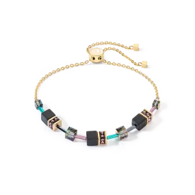 GeoCUBE® Iconic Nature Chain bracelet black multicolour