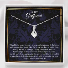 Girlfriend Necklace, To My Girlfriend Gift Necklace, Necklace For Girlfriend