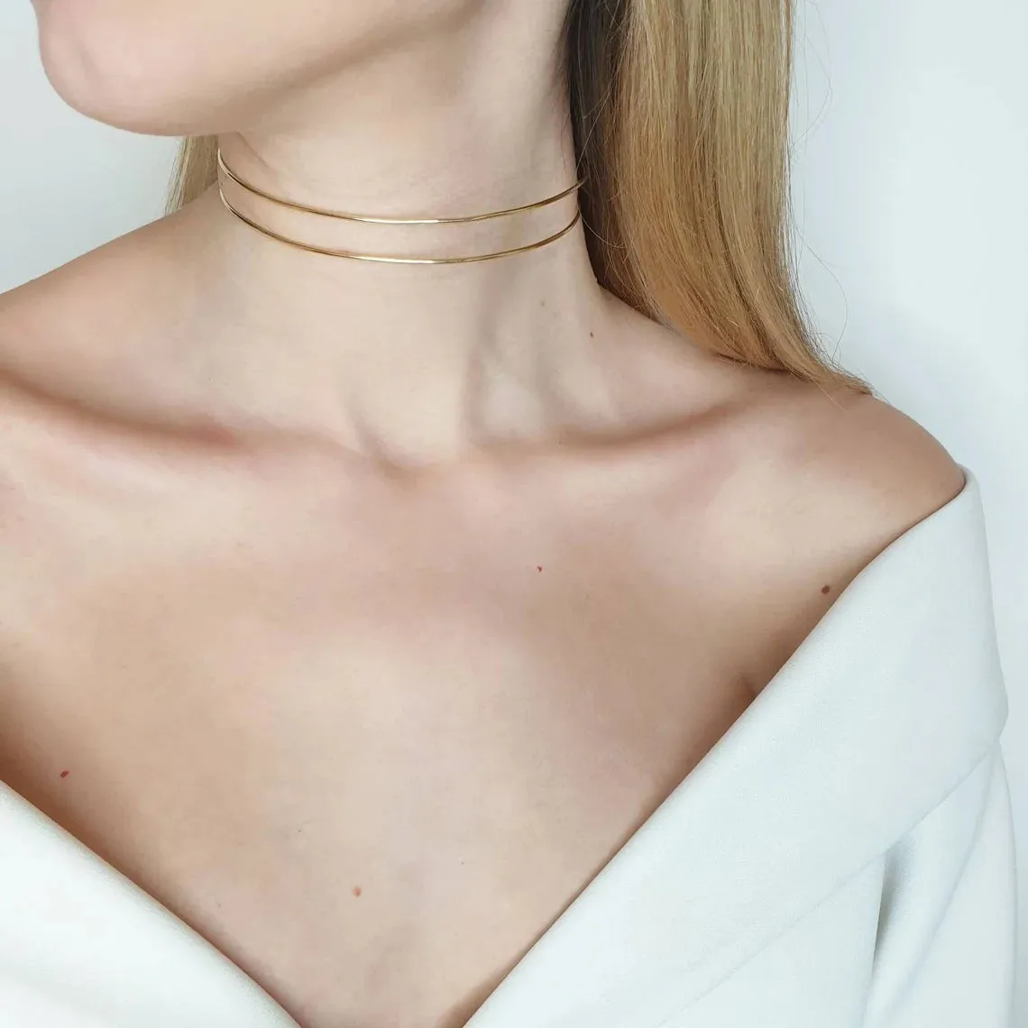 Gold Choker Necklace