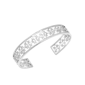 Grace Cuff Bracelet in Silver