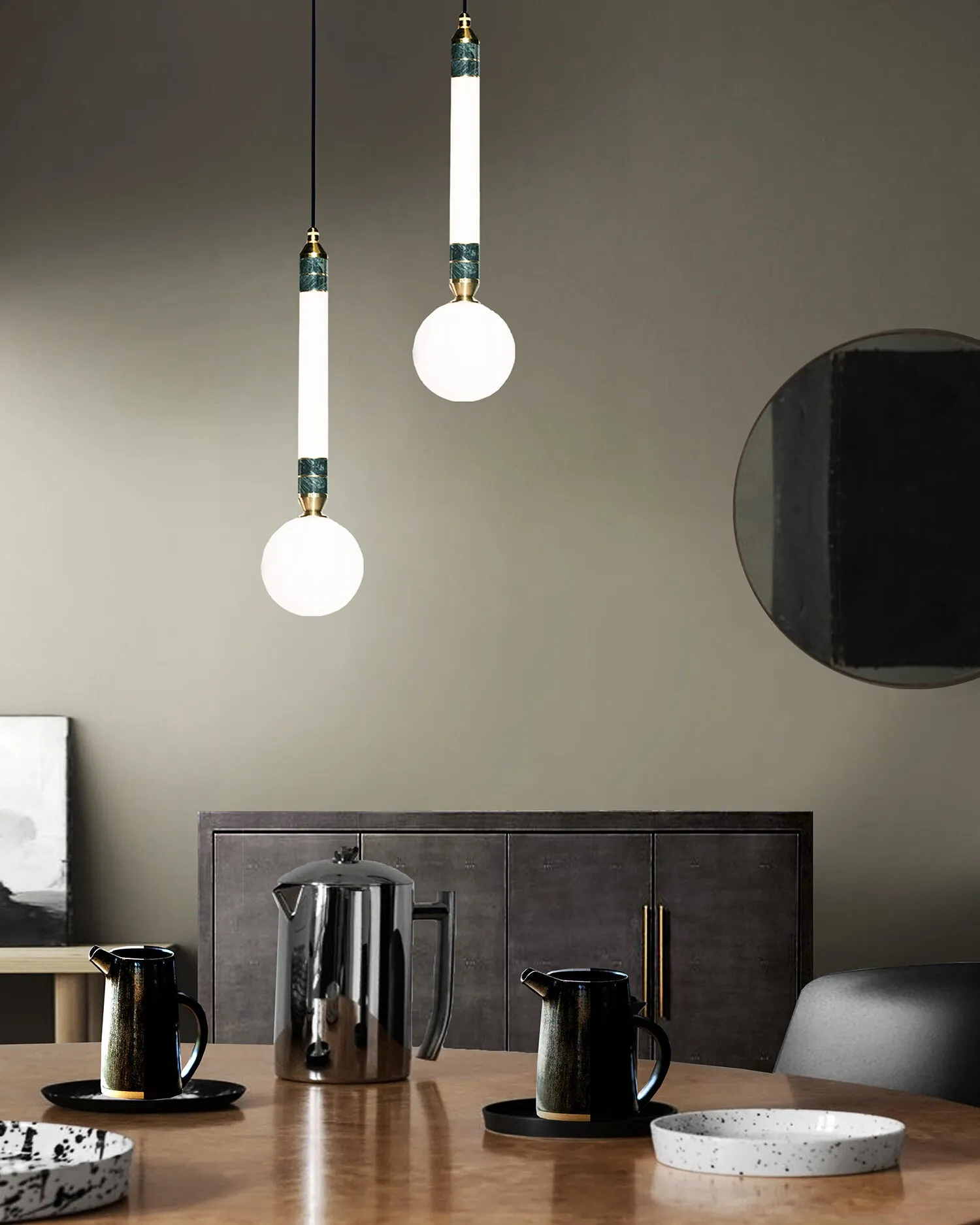 Greenstone Pendant Lamp