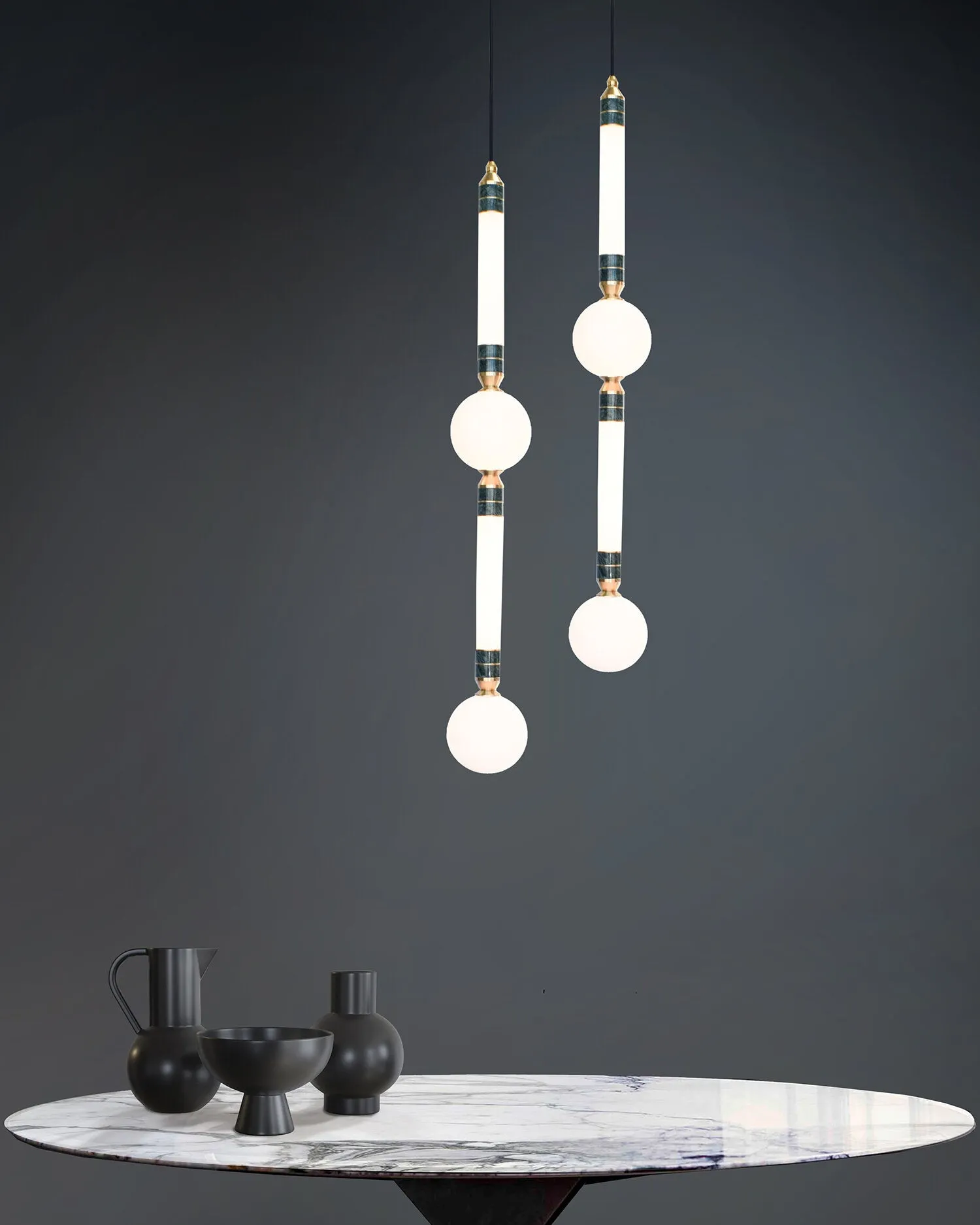 Greenstone Pendant Lamp