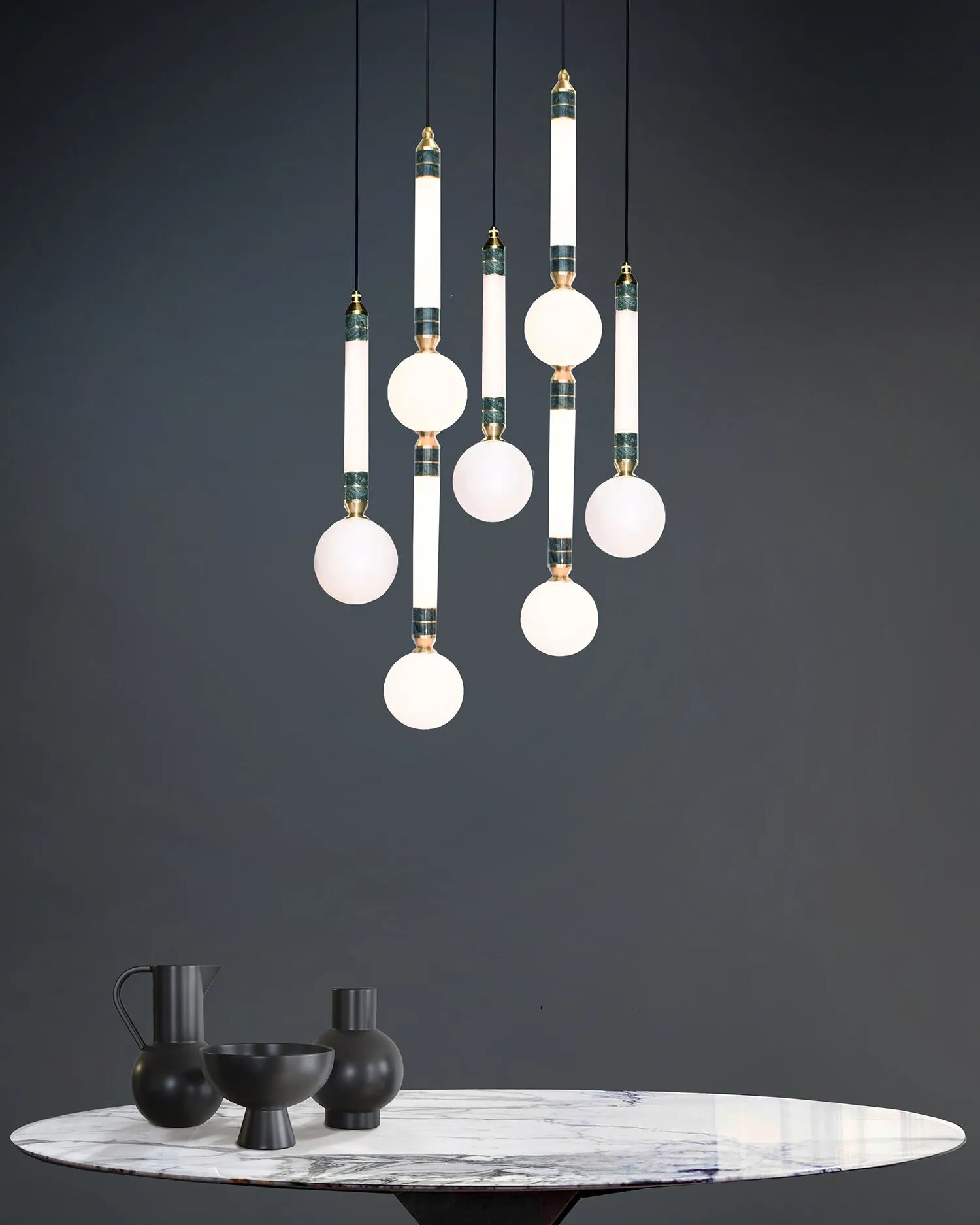 Greenstone Pendant Lamp