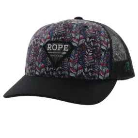 Hooey "Rope Like a Girl" Ball Cap 2249T-TLBK