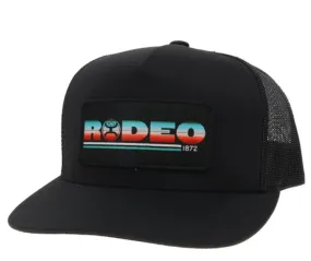 Hooey Rodeo Black Serape Trucker Snapback Hat 2153T-BK