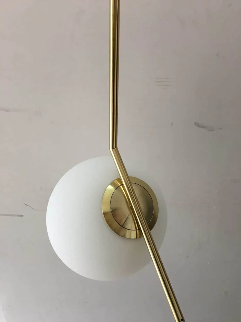 Incana Golden Wand Ball Pendant Lamp