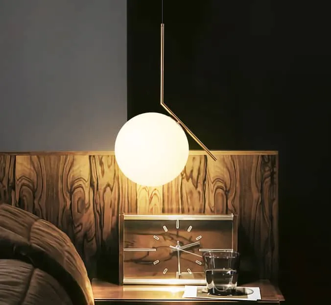 Incana Golden Wand Ball Pendant Lamp