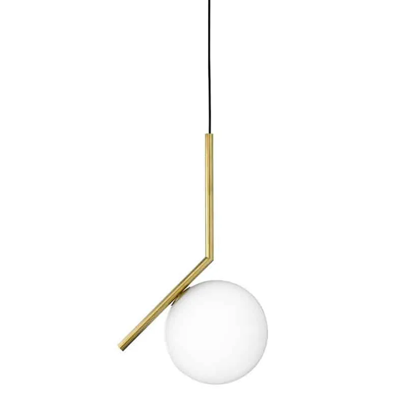 Incana Golden Wand Ball Pendant Lamp